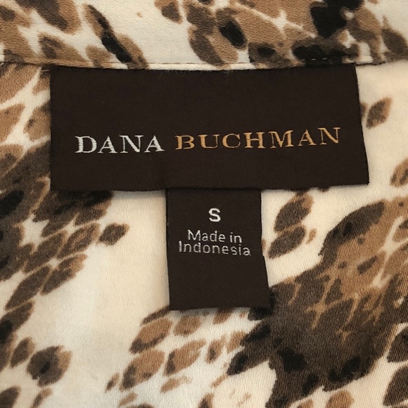Dana Buchman | Button Down Print  Shirt S - Picture 2 of 2